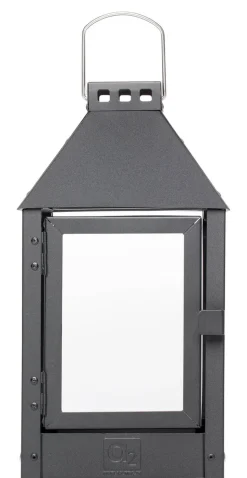 Mini Lanterne, Sort, 17x33,5x17 cm