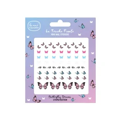 Mini Nail Art Stickers, Butterfly Dreams