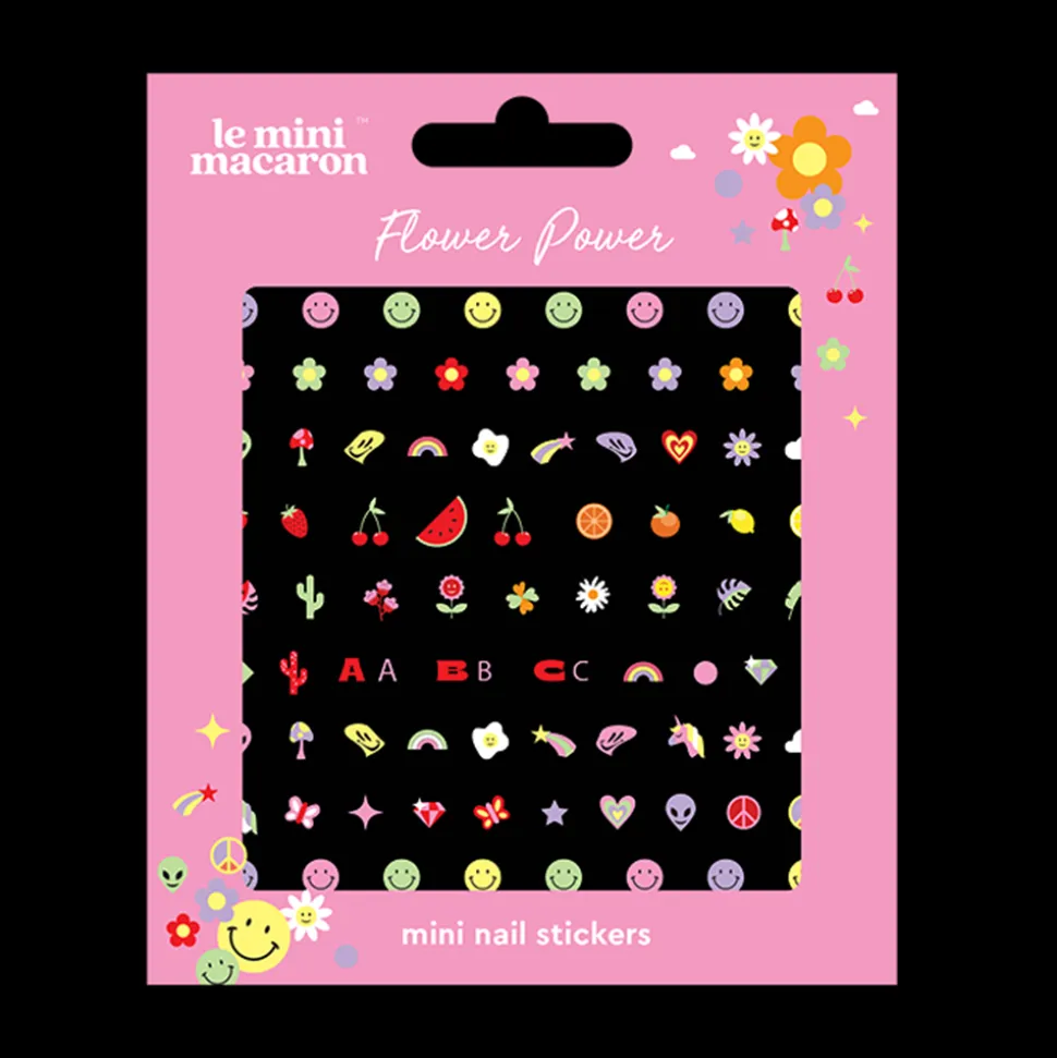 Mini Nail Art Stickers, Flower Power