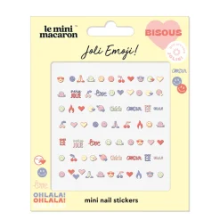 Mini Nail Art Stickers, Jolie Emoji