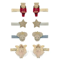 Mini Nutcracker Christmas 8 Hårclips