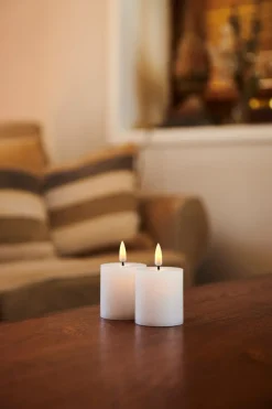 Mini Sille 2-pak Lys, White