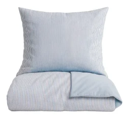Mini Strib Sengelinned, Blå, 140x200 cm