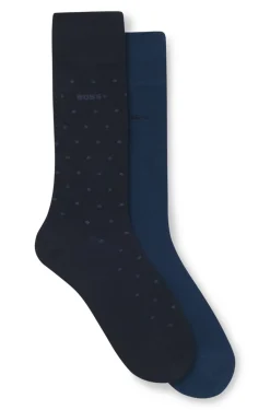 MiniDot VIBambo 2-pak Strømper, Dark Blue, 43-46