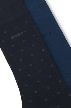 MiniDot VIBambo 2-pak Strømper, Dark Blue, 43-46