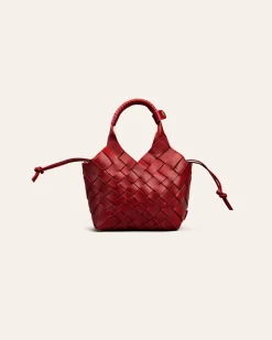 Misu Mini Crossbody Taske, Falu Red