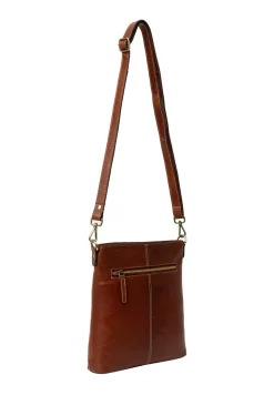 Moa Small Crossbody, Cognac