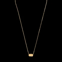 Mom Halskæde, 18C Gold Plated, 42+3 cm