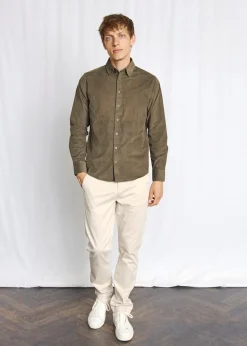 Monti Casual Modern Fit Skjorte, Green, XL