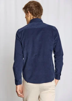 Monti Casual Modern Fit Skjorte, Navy, XL