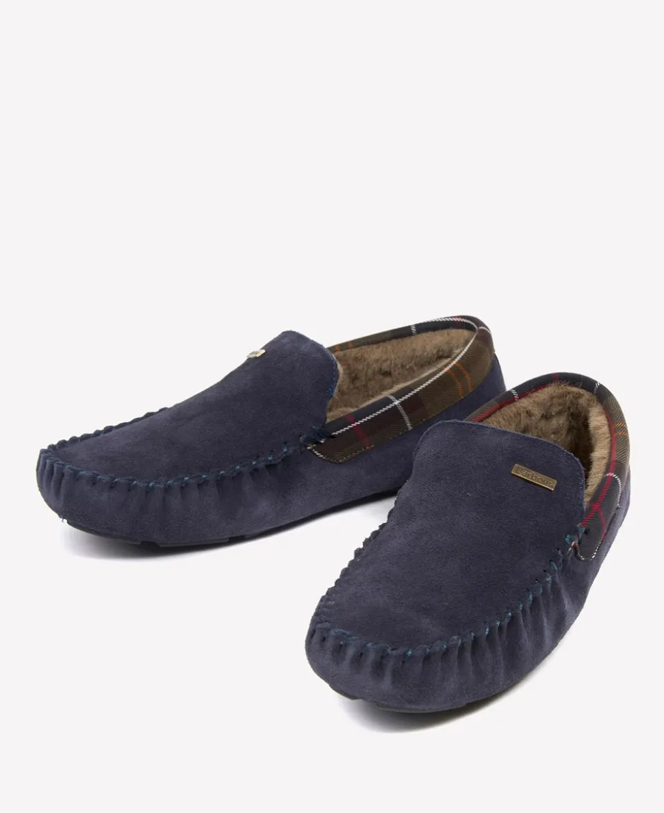 Monty Slippers, Navy, 41
