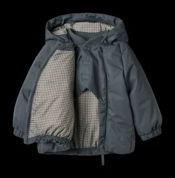 Morgen Puffer Jakke, Ink, 92 cm