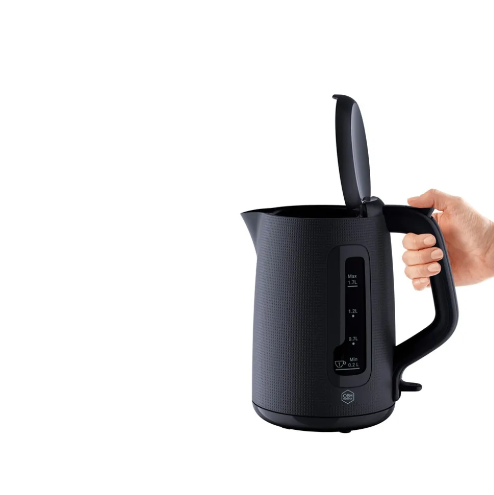 Morning Elkedel, Matte Black, 1,7 L