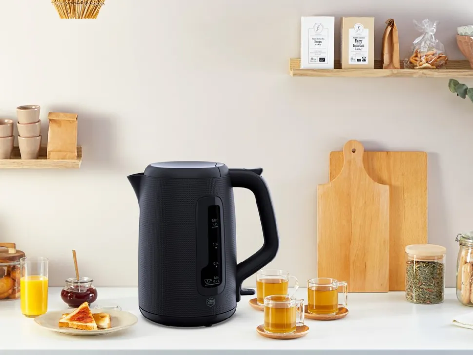 Morning Elkedel, Matte Black, 1,7 L