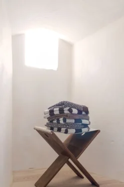 Morocco Håndklæde, Chocolate/Off White. 50x90 cm