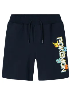 Mos Pokemon Sweat Shorts, Navy Blazer, 146 cm