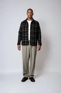 Mosh Carpet Overshirt, Black, XL