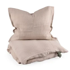 Musselin Babysengetøj, Seabreeze Beige, 70x100 cm