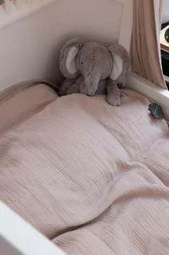 Musselin Babysengetøj, Seabreeze Beige, 70x100 cm