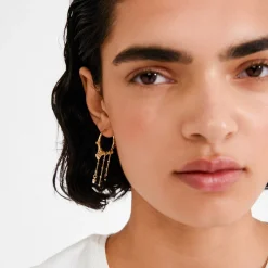 Mylan Øreringe, Gold Plated