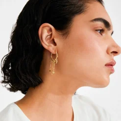 Mylan Øreringe, Gold Plated