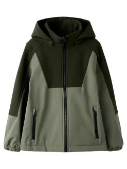 Nalfa Softshell Jakke, Dusty Olive, 128 cm