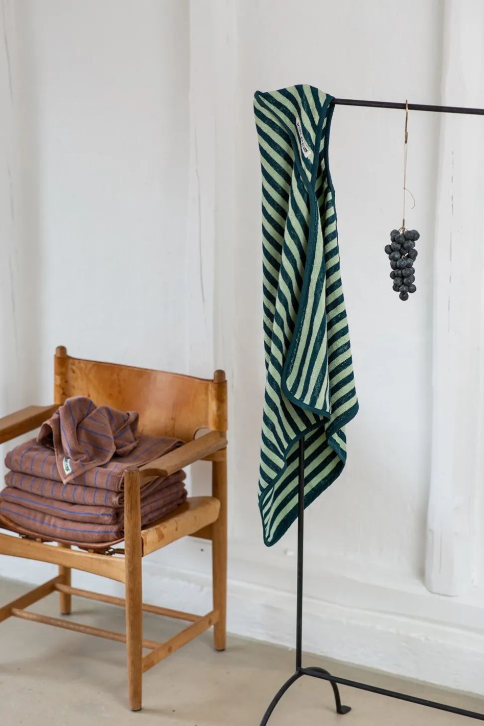 Naram Babyhåndklæde, Sea Foam/Deep Teal