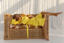 Naram Badekåbe, Pristine/Neon Yellow, S/M