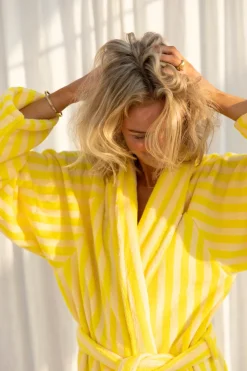 Naram Badekåbe, Pristine/Neon Yellow, S/M