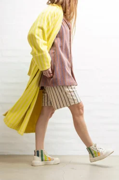 Naram Badekåbe, Pristine/Neon Yellow, S/M