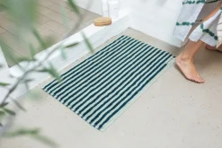 Naram Bademåtte, Sea Foam & Deep Teal 50x80 cm