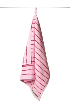 Naram Håndklæde, Baby Pink & Ski Patrol Red, 50x80 cm