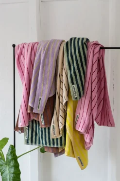 Naram Håndklæde, Baby Pink & Ski Patrol Red, 50x80 cm