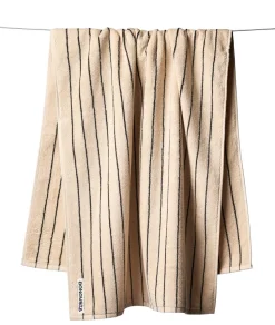 Naram Håndklæde, Creme & Ink, 70x140 cm