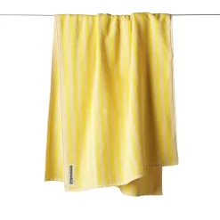 Naram Håndklæde, Pristine & Neon Yellow, 70x140 cm