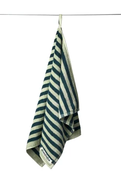 Naram Håndklæde, Sea Foam & Deep Teal, 50x80 cm