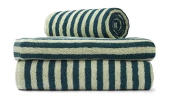 Naram Håndklæde, Sea Foam & Deep Teal, 70x140 cm