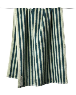 Naram Håndklæde, Sea Foam & Deep Teal, 70x140 cm