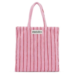 Naram Totebag, Baby Pink & Ski Patrol Red