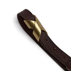 Narrow Bælte, Dark Brown, 95 cm