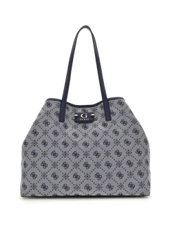 Neda Large Tote Bag, Navy