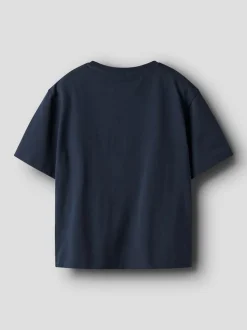 Nels Minecraft T-shirt, Navy Blazer, 134-140 cm