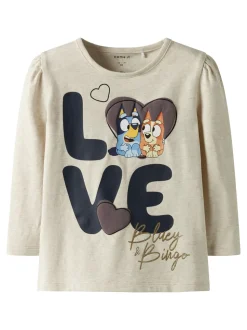 Nema Bluey Bluse, Peyote Melange, 116 cm