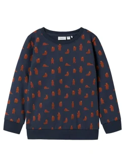 Nenean Sweatshirt, Mood Indigo, 116 cm