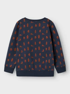 Nenean Sweatshirt, Mood Indigo, 116 cm