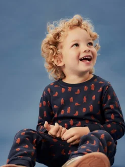 Nenean Sweatshirt, Mood Indigo, 116 cm