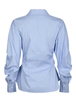 Neoella Flannel Skjorte, Light Blue, 40