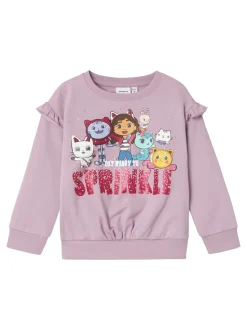 Nera Gabby Sweatshirt, Lavender Mist, 98 cm