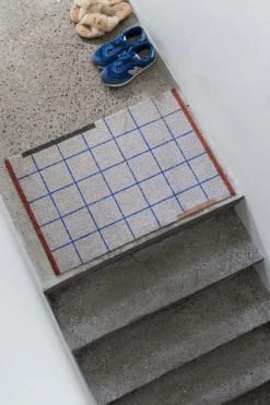 Network All-Round Måtte, Sand/Blue/Brown, 55x80 cm