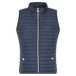 New Spring Quilt Vest, Navy, 46